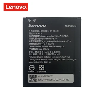 За батерия Lenovo A6010 2300mAh BL242 Резервна батерия Висококачествена подмяна на Lenovo A6010 / A6010 Plus Мобилен телефон