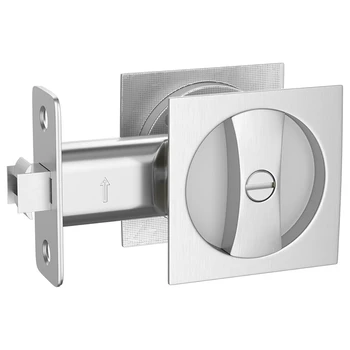 Pocket Door Lock Flush Pocket Door Latch Съвременна поверителност Square Pocket Door Hardware