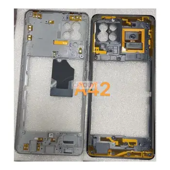 За Samsung Galaxy A42 5G A426 A426B Корпус на средната рамка с части за ремонт на бутони