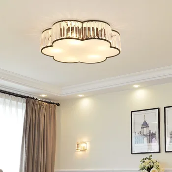 Vintage модерен дизайн таван осветително тяло домашен декор лампа спалня светлина баня светлина пътека светлина кристал таван лампа