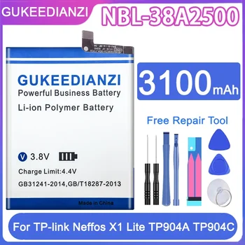 GUKEEDIANZI Резервна батерия NBL-38A2500 3100mAh За TP-връзка Neffos X1 Lite TP904A TP904C