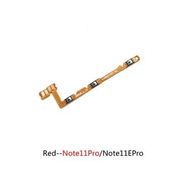 За Xiaomi Redmi Забележка 11 4G Забележка11 Забележка11E Забележка11Pro 11TPro Note12 12Pro Включване на захранването Бутон за изключване на звука Flex кабел превключвател ключ