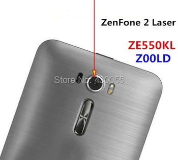 New Ymitn корпус задна камера стъклен обектив със стикер за ASUS Zenfone2 Laser ZE550KL Z00LD 5.5 инча, Безплатна доставка