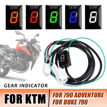 Индикатор за мотоциклетни предавки ECU Plug Mount 1-6 ниво LED скоростен дисплей за KTM 790 Adventure KTM790 ADV 790ADV DUKE 790 DUKE790