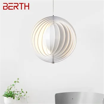 BERTH висулка светлина модерен творчески бели LED лампи тела за дома декоративна трапезария