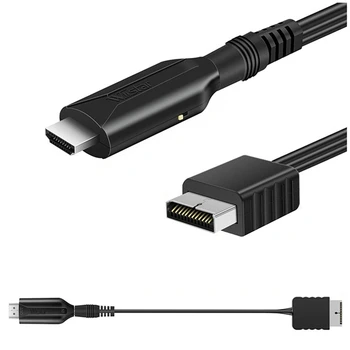 WIISTAR за PS1 PS2 към HDMI-съвместима игрова конзола Връзка TV HD кабел Многофункционален преносим удобен кабел