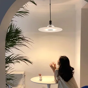 Италия Дизайнер летяща чиния висулка светлини скандинавски живот трапезария проучване спалня лампи луксозни Ufo дома декор вътрешни тела