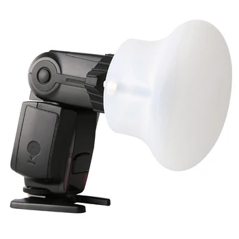 1Pc силиконова мека светлина сянка каучук Mod сфера модулни флаш аксесоари за Nikon Yongnuo камера Speedlite Mod