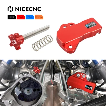 NICECNC Винт за регулиране на оборотите на празен ход на горивото & TPS сензорен предпазител за газов газ EC250 EC300 EX300 2021-2023 KTM EXC TPi Husqvarna TE i 250