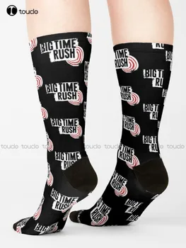 Най-продавани - Голям Time Rush Мърчандайз Чорапи Чорапи Жени Персонализирани Персонализирани Унисекс Възрастни Тийнейджърски Младежки Чорапи 360° Дигитален печат