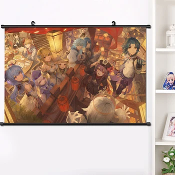 Японска аниме игра Genshin въздействие Chongyun HD стена превъртане плакат манга стена висящи печат плакат Начало декор декорация изкуство подарък