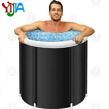 75cm студена вана преносим басейн за ледена баня с плаващ термометър за басейн и въздушна помпа за ледени бани и накисване