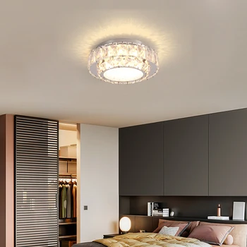 LED кристална таванна лампа Модерно вътрешно осветление 12W коридор пътека LED таван светлина Декорация на дома Осветление за хол