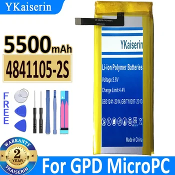 YKaiserin батерия НОВА батерия с висок капацитет 4841105-2S 5500mAh батерия за GPD MicroPC ръчен геймърски лаптоп GamePad батерии Bateria