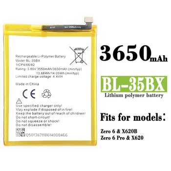 3650mAh висококачествена резервна батерия за Infinix X620 BL-35BX мобилен телефон с голям капацитет вградена батерия