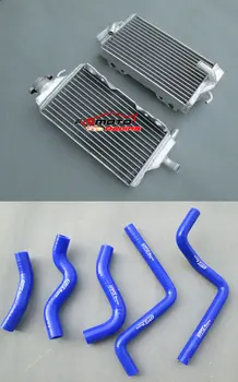 За Honda CR125 CR125R 2000-2001 + син силиконов маркуч 2000 2001 алуминиев радиатор водно охлаждане